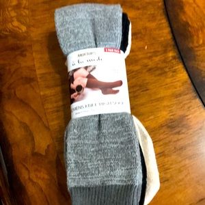 Muk Luks a la mode Boot Socks 3 Pair